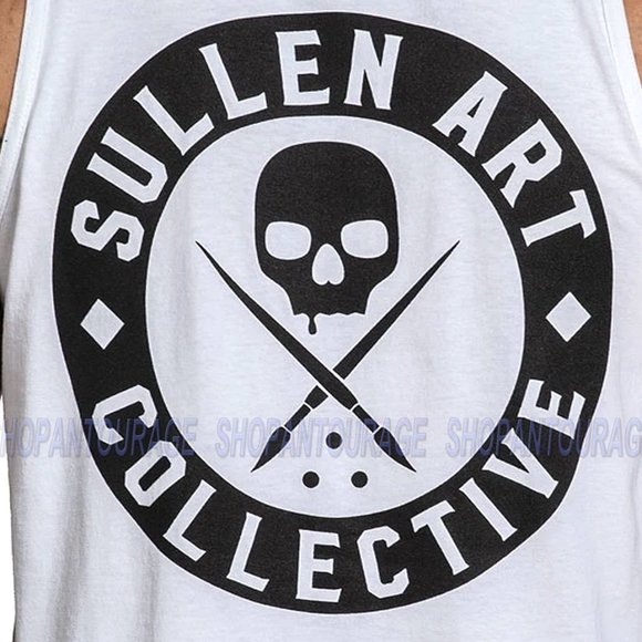 Sullen Summer White SCM3216 Tank Top For Men - Picture 3 of 5